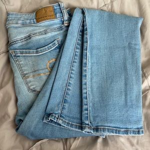 AE light wash jeans